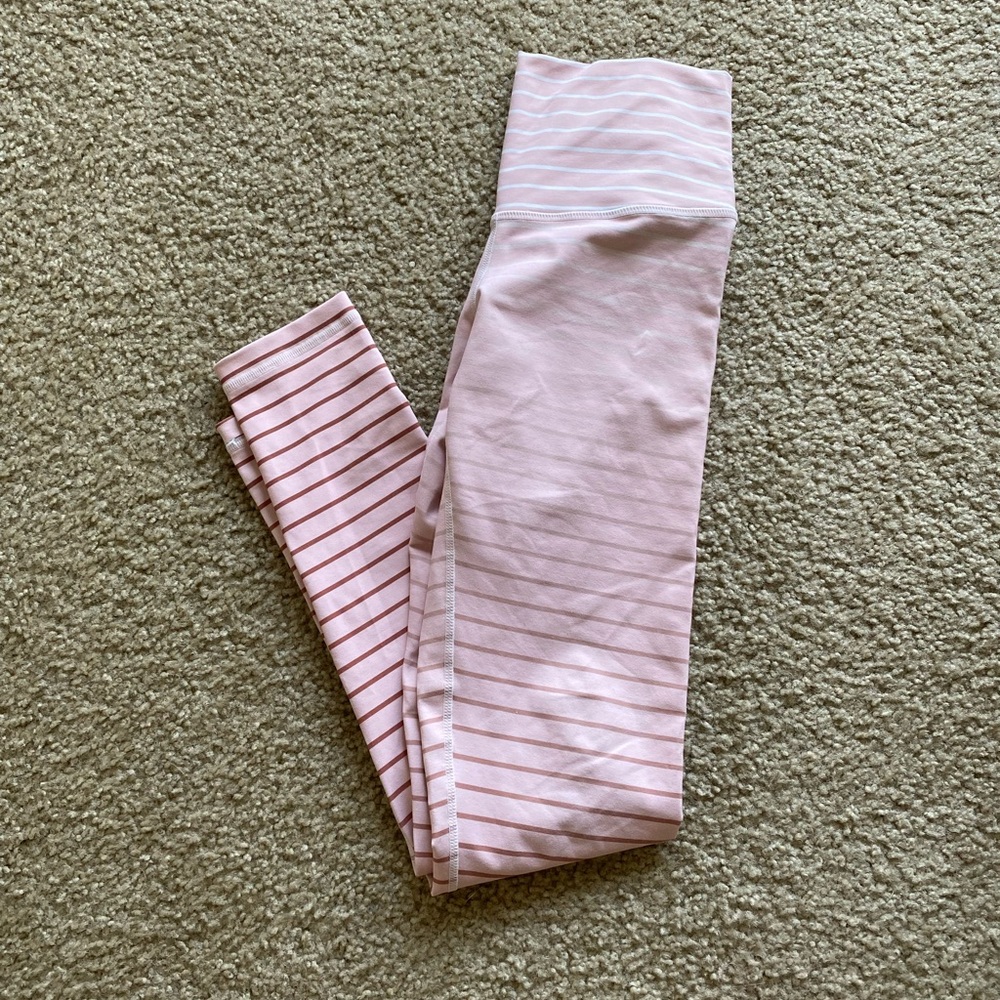 DYI ombré striped leggings
